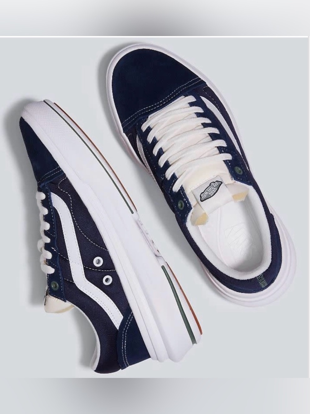 Vans Old Skool Overt CC Pop Color Dress Blues Sneakers - Picture 2 of 6